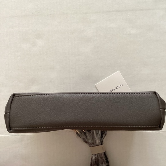 NWT Ameliegalanti Faux Leather Brown/Taupe Cross-body Bag - Picture 4 of 5